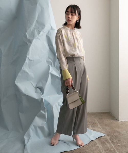 「Eimee Law」 長袖ブラウス 38 ベージュ レディース_画像6