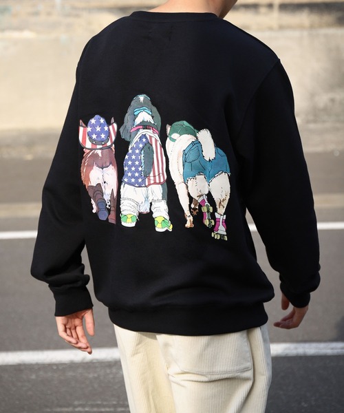 「ZIP FIVE」 「COURO」スウェットカットソー LARGE オートミール レディース_画像7