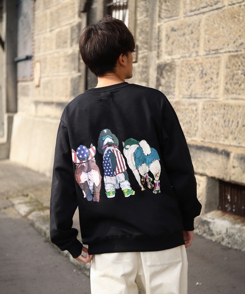 「ZIP FIVE」 「COURO」スウェットカットソー LARGE オートミール レディース_画像8