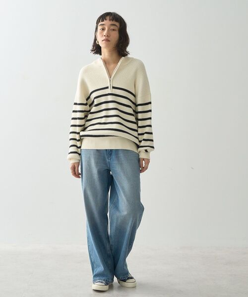 「AMERICAN HOLIC」 長袖ニット L ブラック系その他4 レディース_画像7