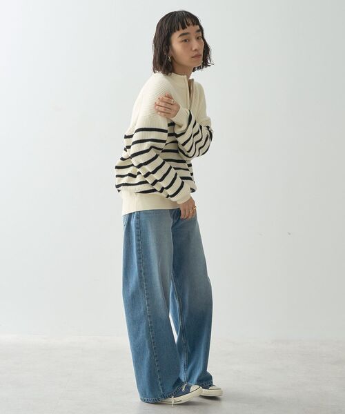 「AMERICAN HOLIC」 長袖ニット L ブラック系その他4 レディース_画像8