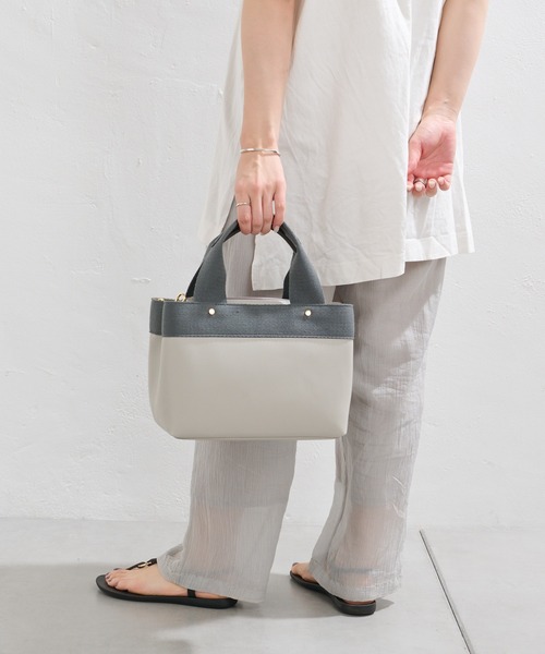 「cache cache」 「UN BILLION」2WAYバッグ フリー アイボリー レディース_画像7