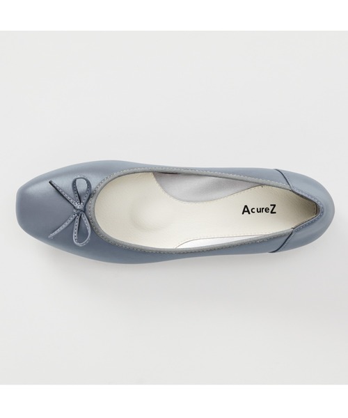 「AcureZ」 バレエシューズ 25.0cm シルバー レディース_画像4