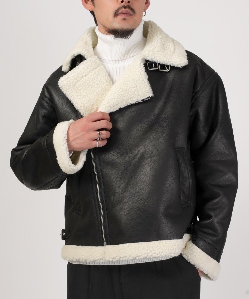 LUXSTYLE（ラグスタイル） ムートンジャケット ムートンコート