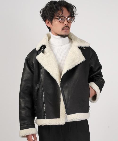 LUXSTYLE（ラグスタイル） ムートンジャケット ムートンコート