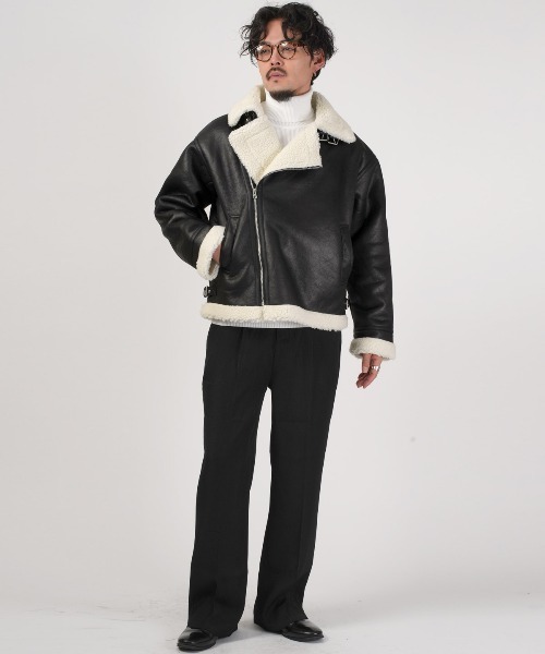 LUXSTYLE（ラグスタイル） ムートンジャケット ムートンコート