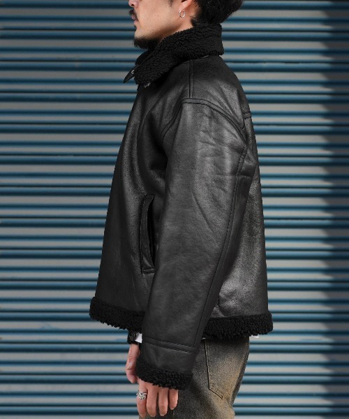 LUXSTYLE（ラグスタイル） ムートンジャケット ムートンコート