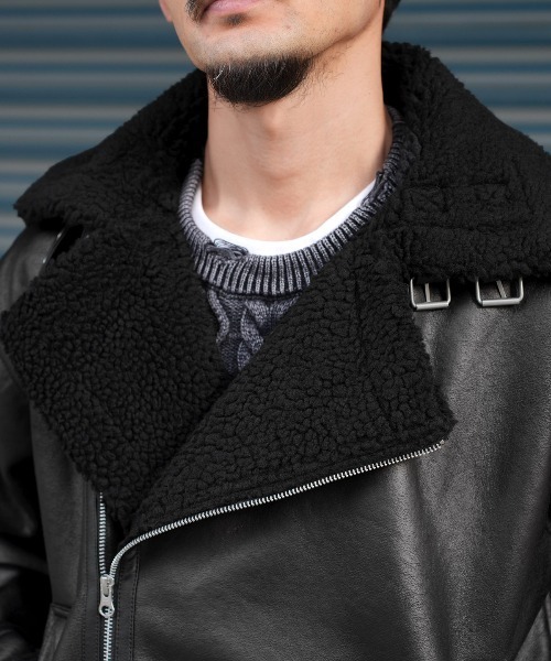 LUXSTYLE（ラグスタイル） ムートンジャケット ムートンコート