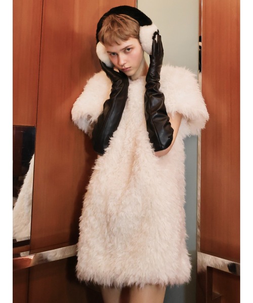AMOMMA（アモマ） ドレス CANDY MINI FUR DRESS : ZOZOTOWN Yahoo!店