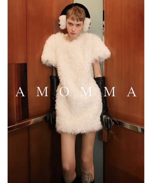 AMOMMA（アモマ） ドレス CANDY MINI FUR DRESS : ZOZOTOWN Yahoo!店