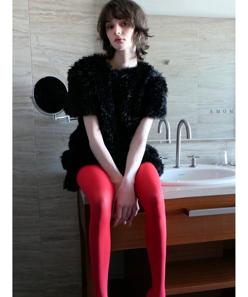ドレス CANDY MINI FUR DRESS_9