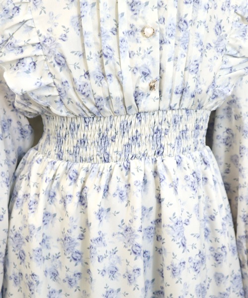 CECIL McBEE（セシルマクビー） ワンピース 花柄ピンタックフリル