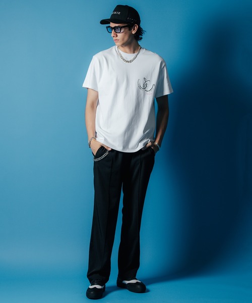 「CRIMIE」 イージーパンツ L ブラック メンズ_画像9