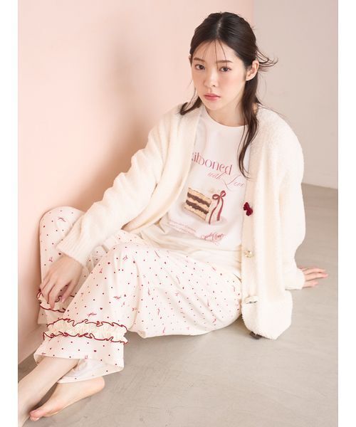 SNIDEL  ピンク ルームウェア セール】【Warmmisty】【吸湿発熱】 タンクニットワンピース（ルーム