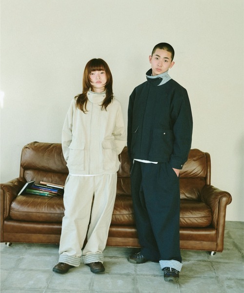 BROKEN BASE（ブロークンベース） チノパン 2-Way Check Chino Pants