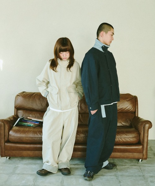 BROKEN BASE（ブロークンベース） チノパン 2-Way Check Chino Pants