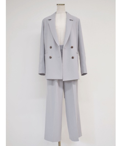 「Reurie'」 テーラードジャケット FREE ライトブルー レディース_画像2