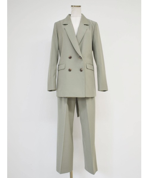 「Reurie'」 テーラードジャケット FREE ライトブルー レディース_画像4