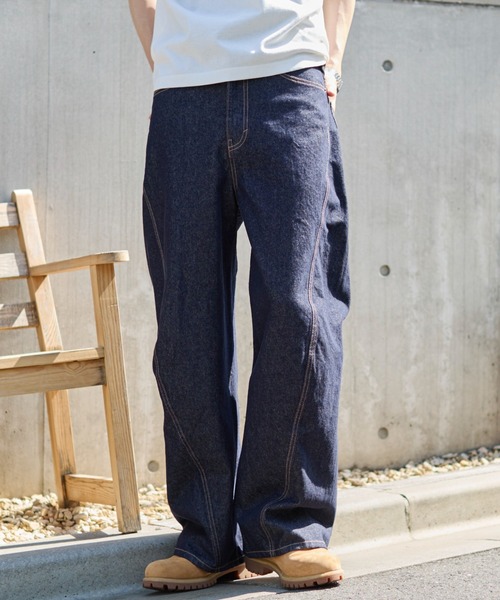 バルーンデニムパンツ　ブラック　Sサイズ 身長170から175の人におすすめ！ WEGO（ウィゴー） ワイドパンツ ジーンズ WEGO/「26年春夏新作」カバー