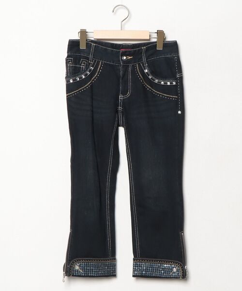 TO BE CHIC(トゥー ビー シック) デニムパンツ 36 ホワイト TO BE CHIC(トゥー ビー シック) デニムパンツ 36 ホワイト