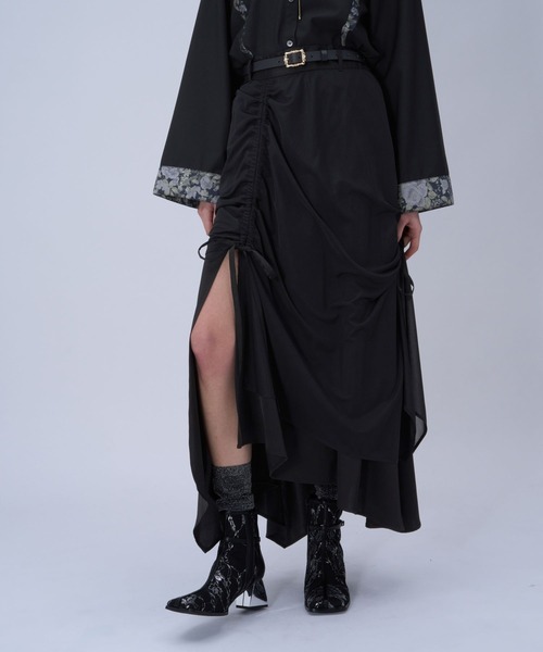 HARE（ハレ） スカート ギャザー2WAYスリットスカート(HARE