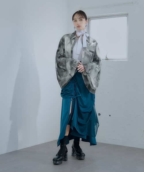 HARE（ハレ） スカート ギャザー2WAYスリットスカート(HARE