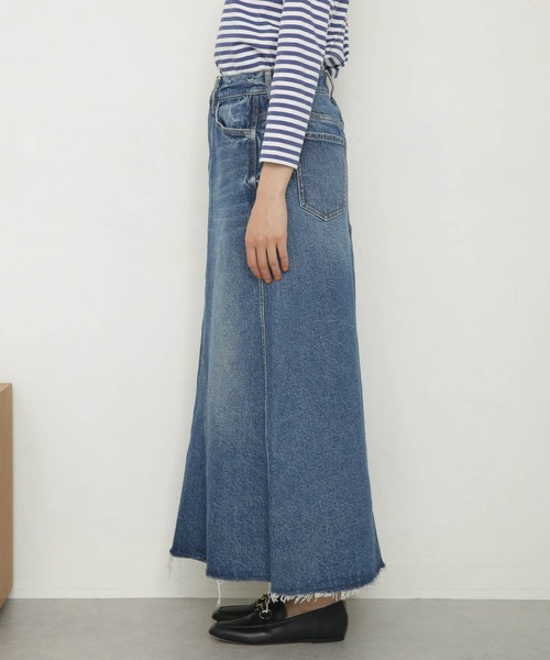 「Healthy denim」 デニムスカート 0 ブルー レディース_画像5