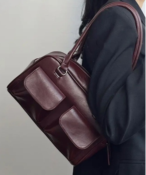 「BARELY BLUE」 トートバッグ FREE シルバー レディース_画像4