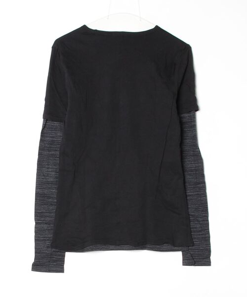 「SHELLAC」 長袖Tシャツ 48 ブラック メンズ_画像2