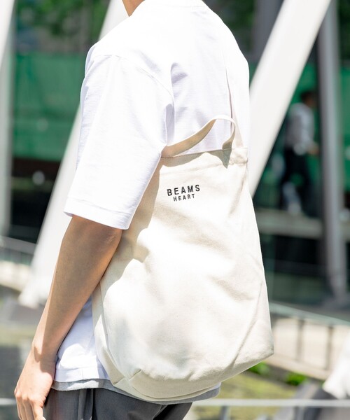 「BEAMS HEART」 2WAYバッグ FREE オフホワイト メンズ_画像6