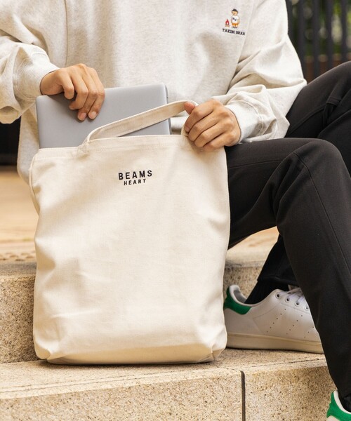 「BEAMS HEART」 2WAYバッグ FREE オフホワイト メンズ_画像8
