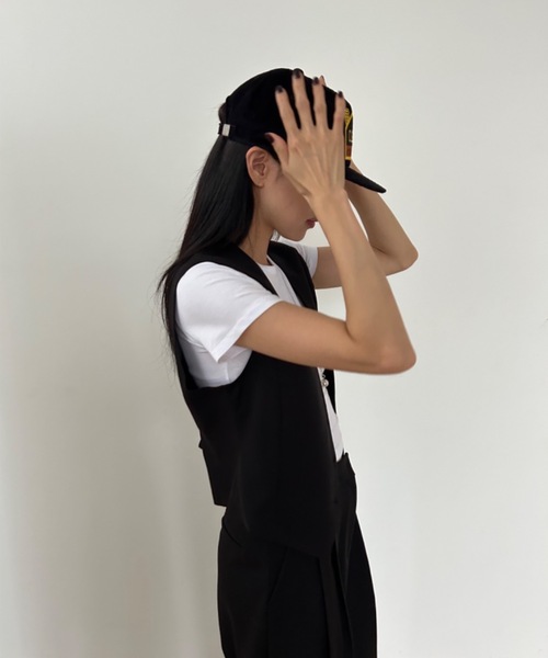 「Didot.showroom」 ベスト FREE ブラウン レディース_画像5