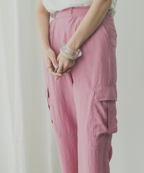 「KBF+」 カーゴパンツ ONE パープル系その他 レディース_画像5
