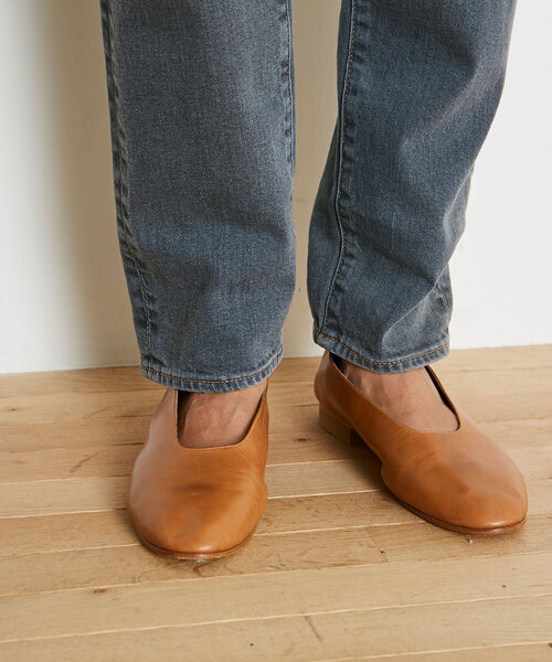 「THE SHINZONE」 デニムパンツ 36 グレー レディース_画像6