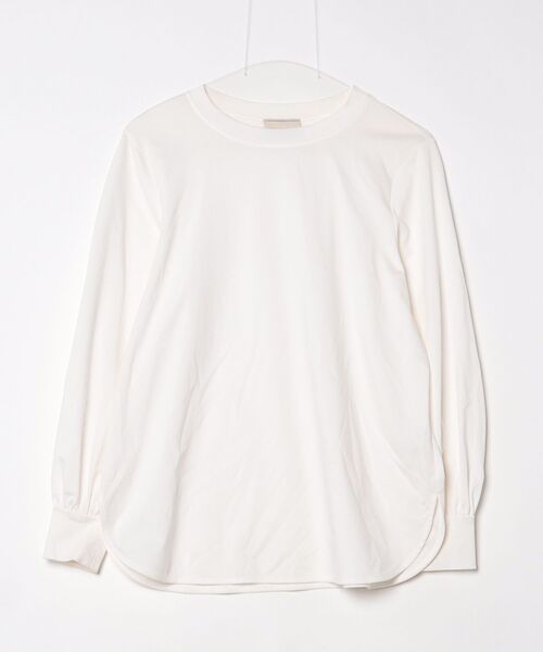 UNITED ARROWS ホワイト 長袖カットソー UNITED ARROWS（ユナイテッドアローズ） 長袖カットソー - ホワイト