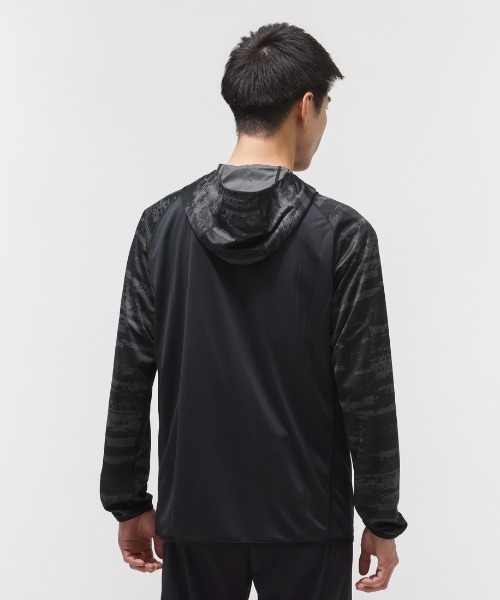 【定価20900円】2026SS asics ナイロンジャケット ブラック S ASICS（アシックス） ナイロンジャケット ヒートシールドサマーニット