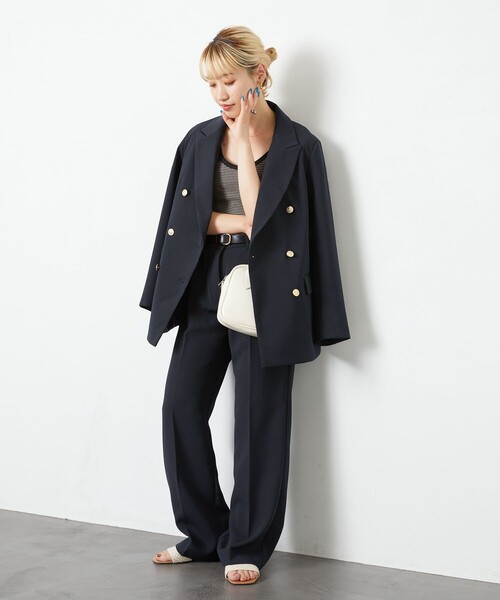 「FREAK'S STORE」 セットアップ MEDIUM ネイビー レディースの画像