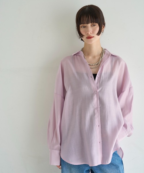meilmada ブラウス シャツ シアールーズシャツ レディース : ZOZOTOWN 