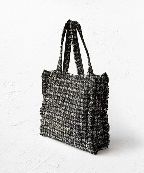「TOCCA」 トートバッグ F ブラック レディース_画像2