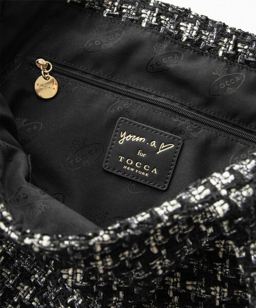 「TOCCA」 トートバッグ F ブラック レディース_画像3