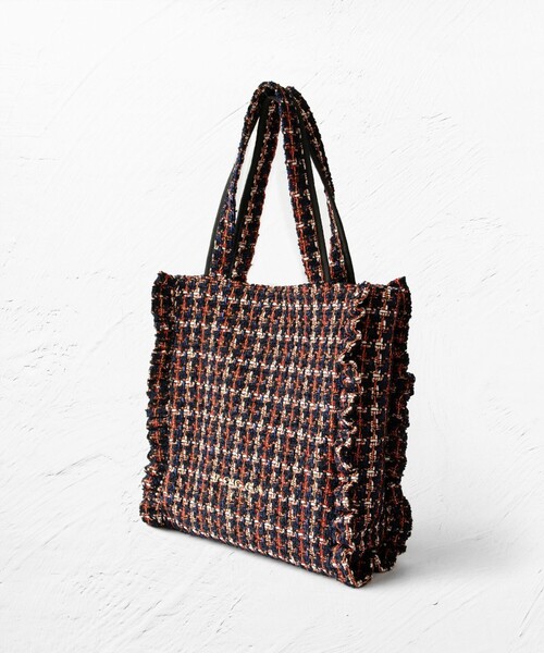 「TOCCA」 トートバッグ F ブラック レディース_画像4