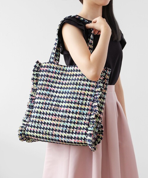 「TOCCA」 トートバッグ F ブラック レディース_画像7