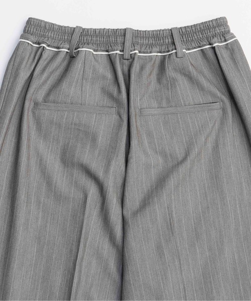 「MAISON SPECIAL」 スラックス 38 グレー レディースの画像