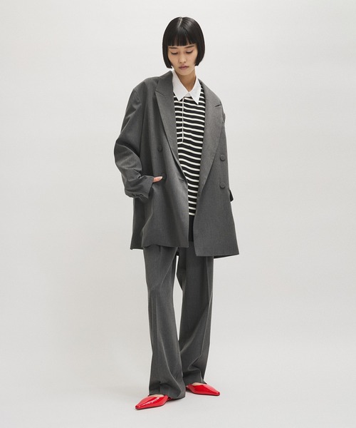 「ADAM ET ROPE'」 フラットパンプス 23.5cm シルバー系その他 レディース_画像5