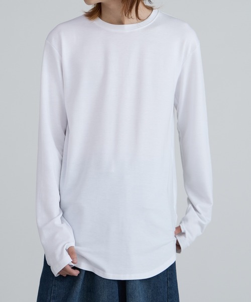 「ROOPTOKYO」 長袖Tシャツ M ホワイト メンズ_画像9