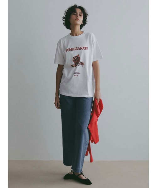 POMEGRANATE プリント Tシャツ 半袖 HER. tシャツ 半袖 POMEGRANATE T-shirt レディース : ZOZOTOWN Yahoo