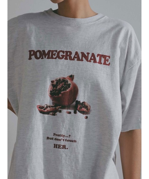 HER. tシャツ 半袖 POMEGRANATE T-shirt レディース : ZOZOTOWN Yahoo