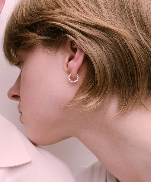 whoseA（フーシー） ピアス 「silver925」 Prism HoopPierce