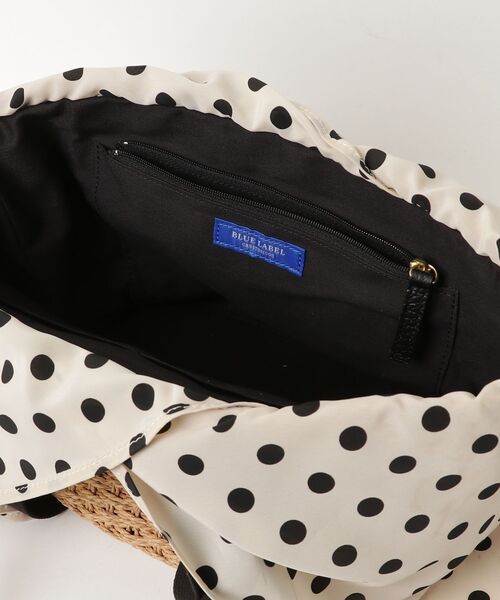 「BLUE LABEL CRESTBRIDGE」 ドット柄ハンドバッグ - ベージュ レディース_画像4