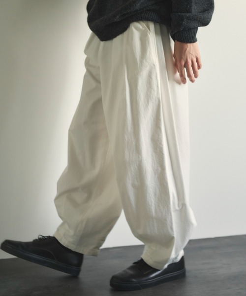 「Libra Cue」 チノパンツ 2 ホワイト メンズ_画像4